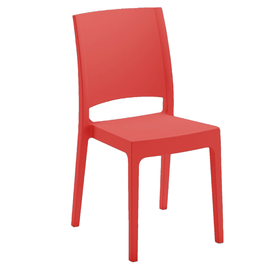 Areta Flora Chair - Red